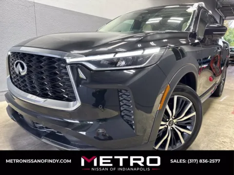 Black 2023 INFINITI QX60 Sensory for sale in Indianapolis, IN