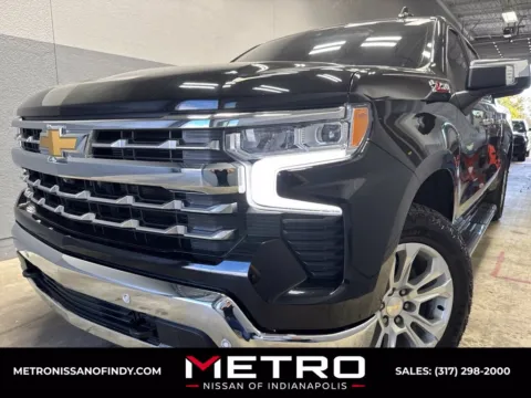 Black 2023 Chevrolet Silverado 1500 LTZ for sale in Indianapolis, IN