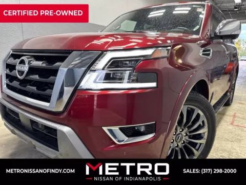 Red 2023 Nissan Armada Platinum for sale in Indianapolis, IN