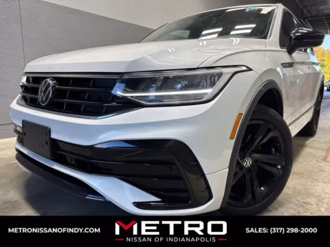 White 2023 Volkswagen Tiguan 2.0T SE R-Line Black for sale in Indianapolis, IN