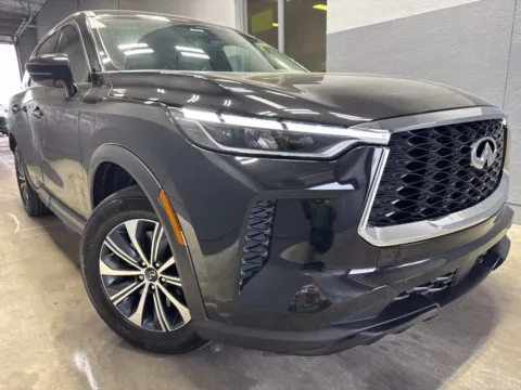 Photos of 2025 INFINITI QX60 PURE for sale in Indianapolis, IN at Metro Nissan of Indianapolis