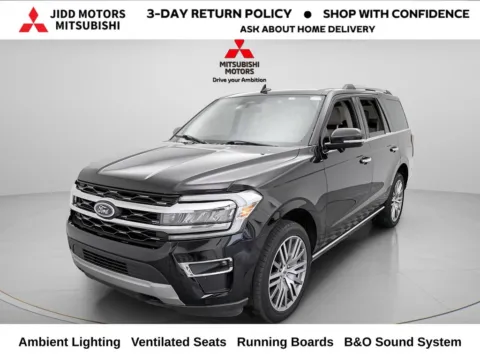 Black 2023 Ford Expedition Limited for sale in Des Plaines, IL