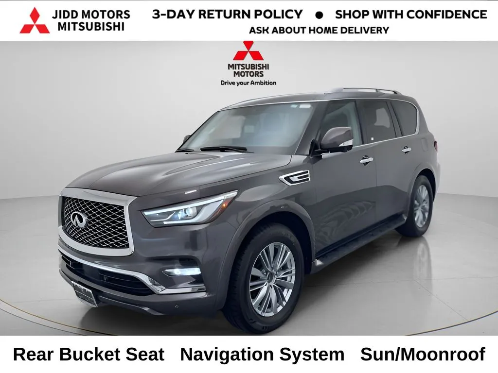 Gray 2024 INFINITI QX80 LUXE for sale in Des Plaines, IL