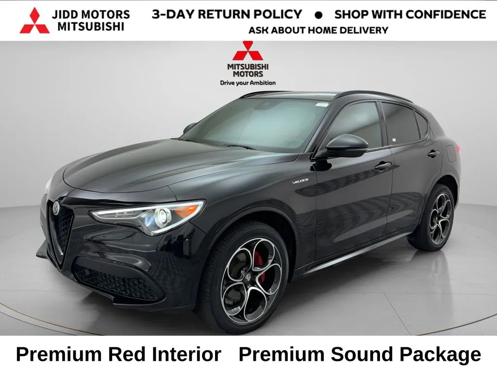 Black 2023 Alfa Romeo Stelvio Veloce for sale in Des Plaines, IL