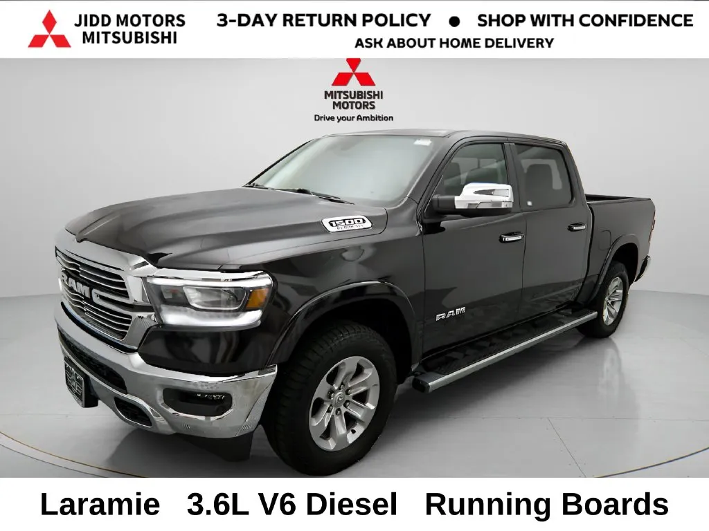 Black 2022 Ram 1500 Laramie for sale in Des Plaines, IL