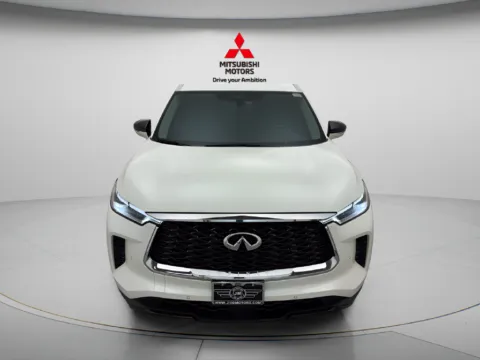 Photos of 2024 INFINITI QX60 LUXE for sale in Des Plaines, IL at Jidd Motors Mitsubishi