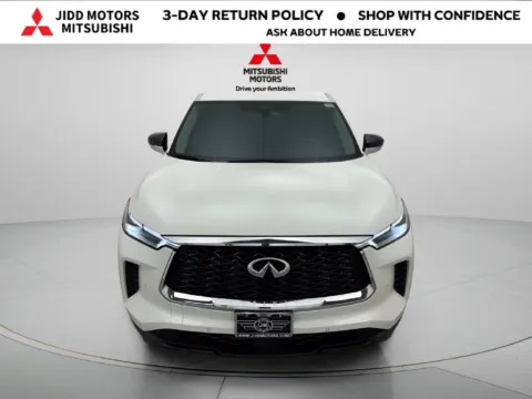 Photos of 2024 INFINITI QX60 LUXE for sale in Des Plaines, IL at Jidd Motors Mitsubishi