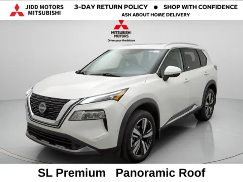 White 2023 Nissan Rogue SL for sale in Des Plaines, IL