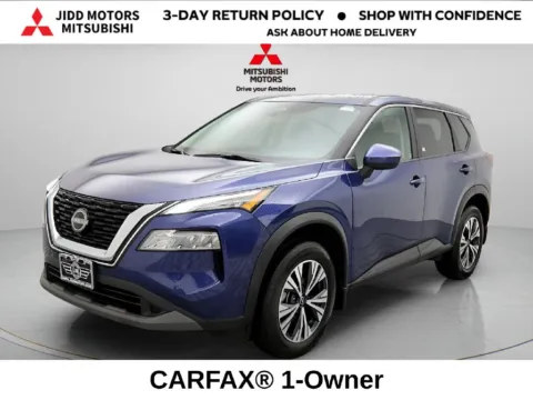 Blue 2023 Nissan Rogue SV for sale in Des Plaines, IL