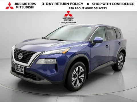 Blue 2023 Nissan Rogue SV for sale in Des Plaines, IL