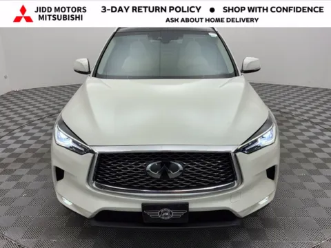 Photos of 2022 INFINITI QX50 LUXE for sale in Des Plaines, IL at Jidd Motors Mitsubishi