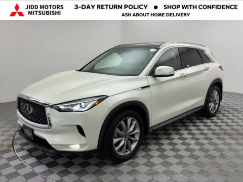 White 2022 INFINITI QX50 LUXE for sale in Des Plaines, IL