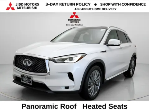 White 2023 INFINITI QX50 LUXE for sale in Des Plaines, IL