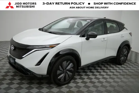 Photos of 2024 Nissan Ariya EVOLVE+ e-4ORCE for sale in Des Plaines, IL at Jidd Motors Mitsubishi