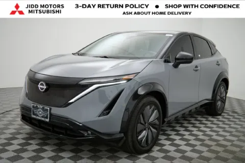 Photos of 2024 Nissan Ariya EVOLVE+ e-4ORCE for sale in Des Plaines, IL at Jidd Motors Mitsubishi