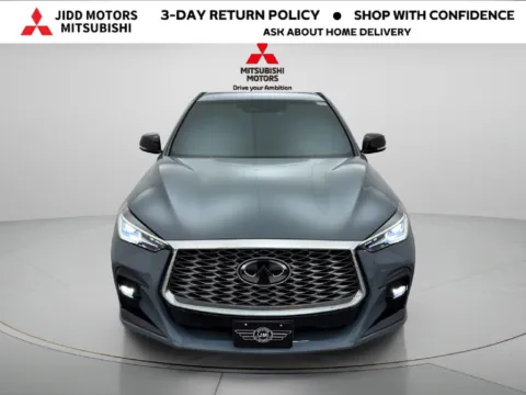 Photos of 2023 INFINITI QX55 LUXE for sale in Des Plaines, IL at Jidd Motors Mitsubishi