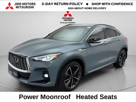 Gray 2023 INFINITI QX55 LUXE for sale in Des Plaines, IL