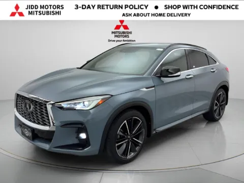 Gray 2023 INFINITI QX55 LUXE for sale in Des Plaines, IL