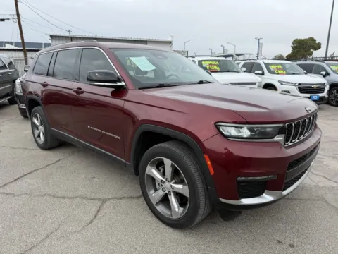 Red 2021 Jeep Grand Cherokee L Limited for sale in El Paso, TX