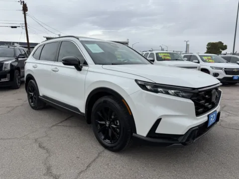 White 2024 Honda CR-V Hybrid Sport-L for sale in El Paso, TX