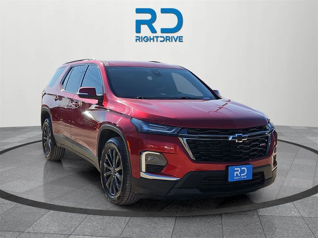 Red 2023 Chevrolet Traverse RS for sale in El Paso, TX