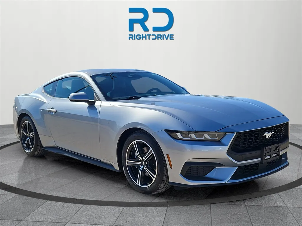 Silver 2024 Ford Mustang EcoBoost Premium for sale in El Paso, TX
