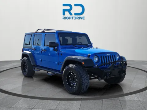 Blue 2016 Jeep Wrangler Unlimited Sport for sale in El Paso, TX