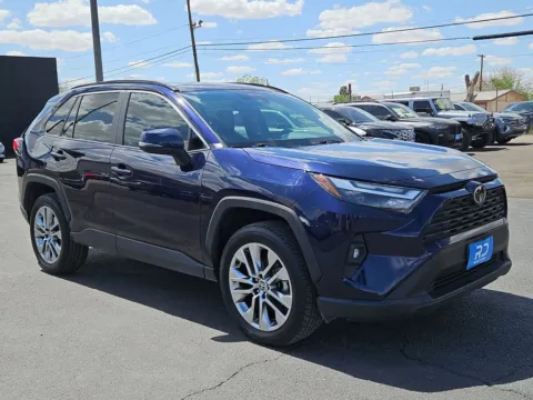 Blue 2022 Toyota RAV4 XLE Premium for sale in El Paso, TX