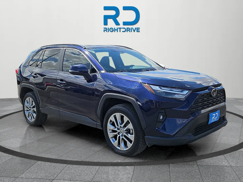 Blue 2022 Toyota RAV4 XLE Premium for sale in El Paso, TX