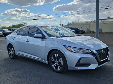 Silver 2022 Nissan Sentra SV for sale in El Paso, TX