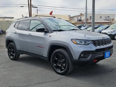 Silver 2023 Jeep Compass Trailhawk for sale in El Paso, TX