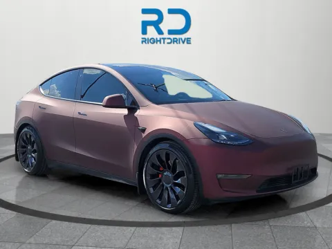 Red 2022 Tesla Model Y Performance for sale in El Paso, TX
