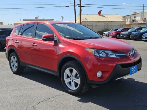 Red 2013 Toyota RAV4 XLE for sale in El Paso, TX