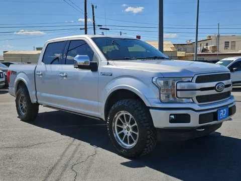 Silver 2019 Ford F-150 Platinum for sale in El Paso, TX