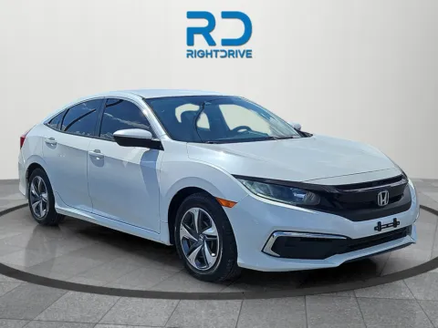 White 2020 Honda Civic LX for sale in El Paso, TX