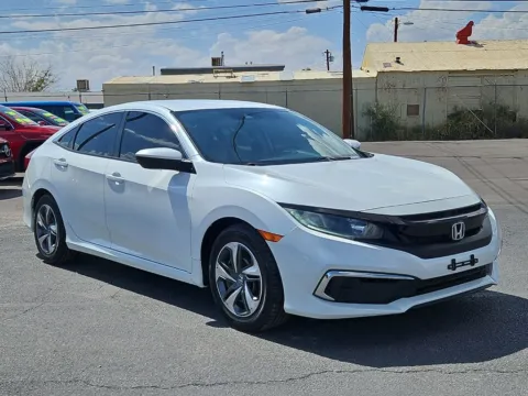 White 2020 Honda Civic LX for sale in El Paso, TX