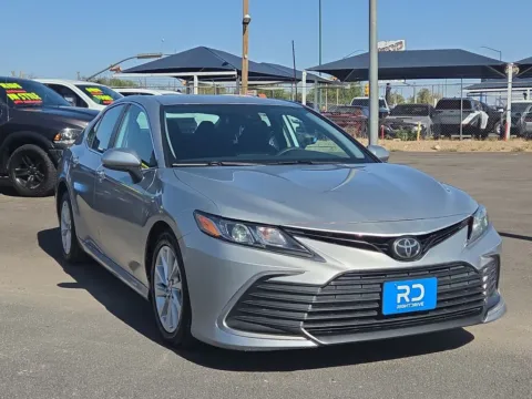 Silver 2021 Toyota Camry LE for sale in El Paso, TX