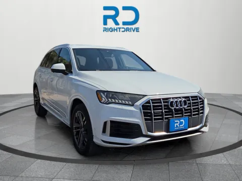 White 2021 Audi Q7 55 Premium Plus for sale in El Paso, TX