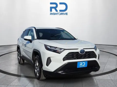White 2024 Toyota RAV4 Hybrid LE for sale in El Paso, TX