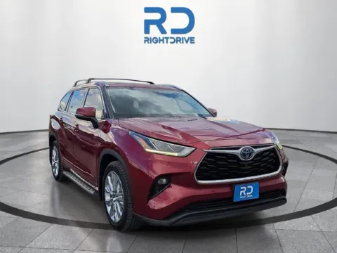 White 2022 Toyota Highlander Hybrid Limited for sale in El Paso, TX