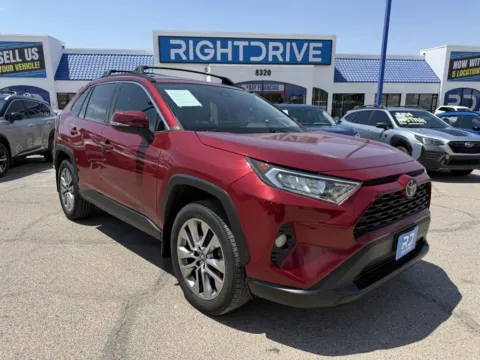 Red 2020 Toyota RAV4 XLE Premium for sale in El Paso, TX