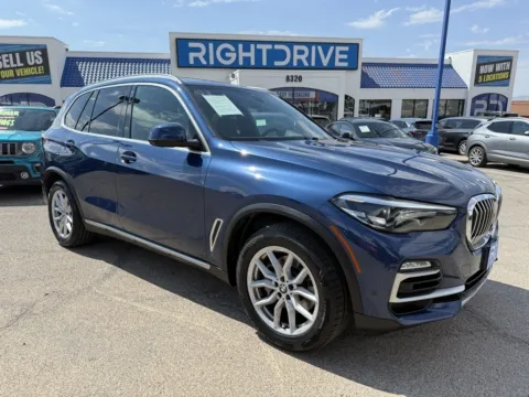 Blue 2021 BMW X5 xDrive40i for sale in El Paso, TX