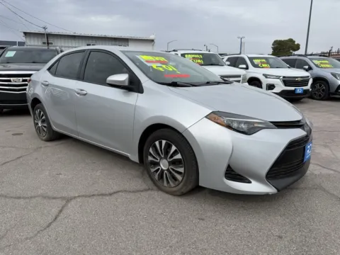 Silver 2018 Toyota Corolla LE for sale in El Paso, TX
