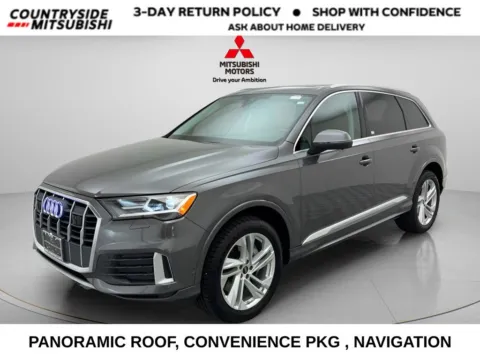 Gray 2023 Audi Q7 45 Premium for sale in Countryside, IL