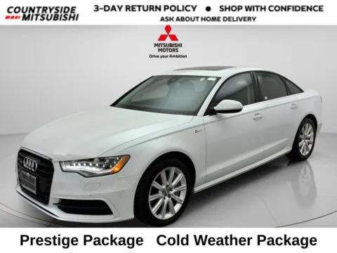 White 2015 Audi A6 3.0T Prestige for sale in Countryside, IL