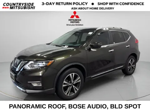 Green 2017 Nissan Rogue SL for sale in Countryside, IL