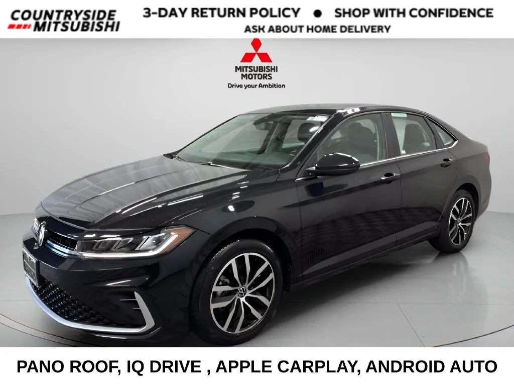 Black 2025 Volkswagen Jetta 1.5T SE for sale in Countryside, IL