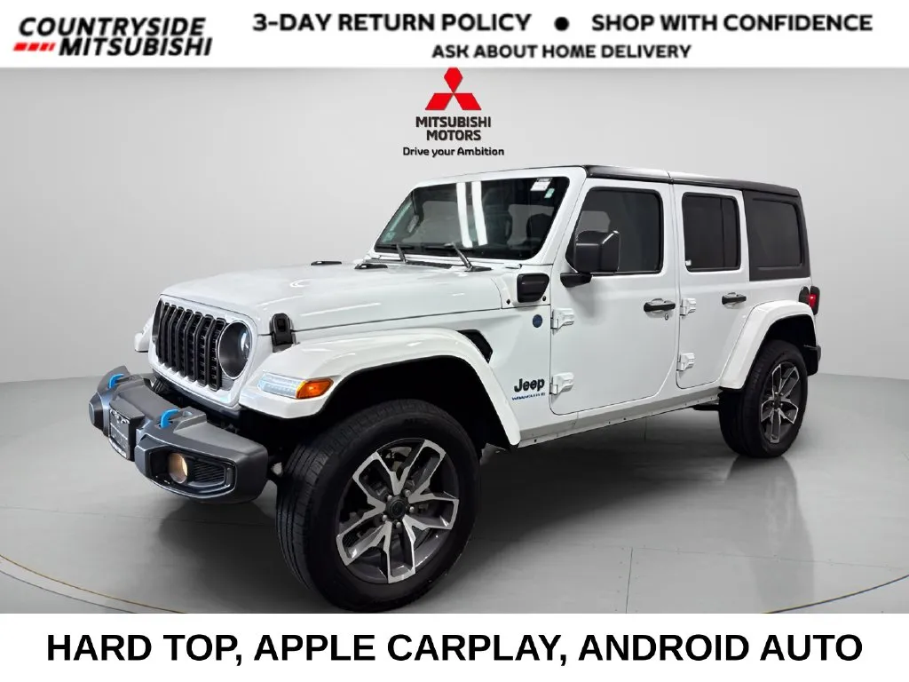 White 2024 Jeep Wrangler Sport S 4xe for sale in Countryside, IL
