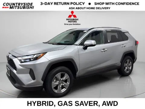 Silver 2025 Toyota RAV4 Hybrid XLE for sale in Countryside, IL