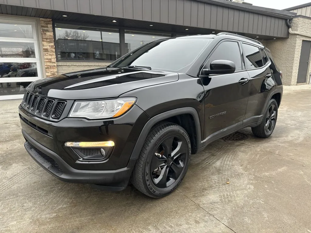 Black 2021 Jeep Compass Latitude for sale in Somerset, WI